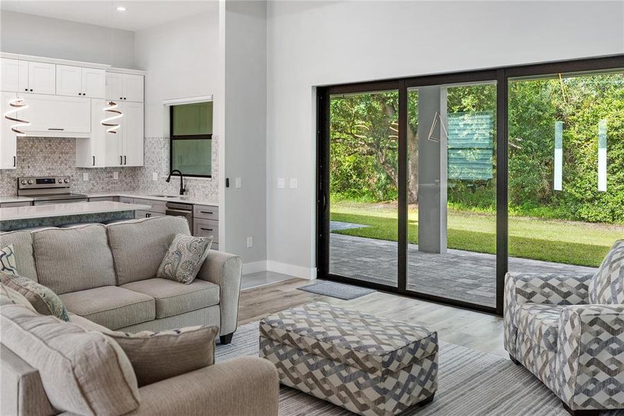 Furnished interior view inside a new home in , Port Charlotte (Image 41). Furnished interior view inside a new home in , Port Charlotte (Image 41).