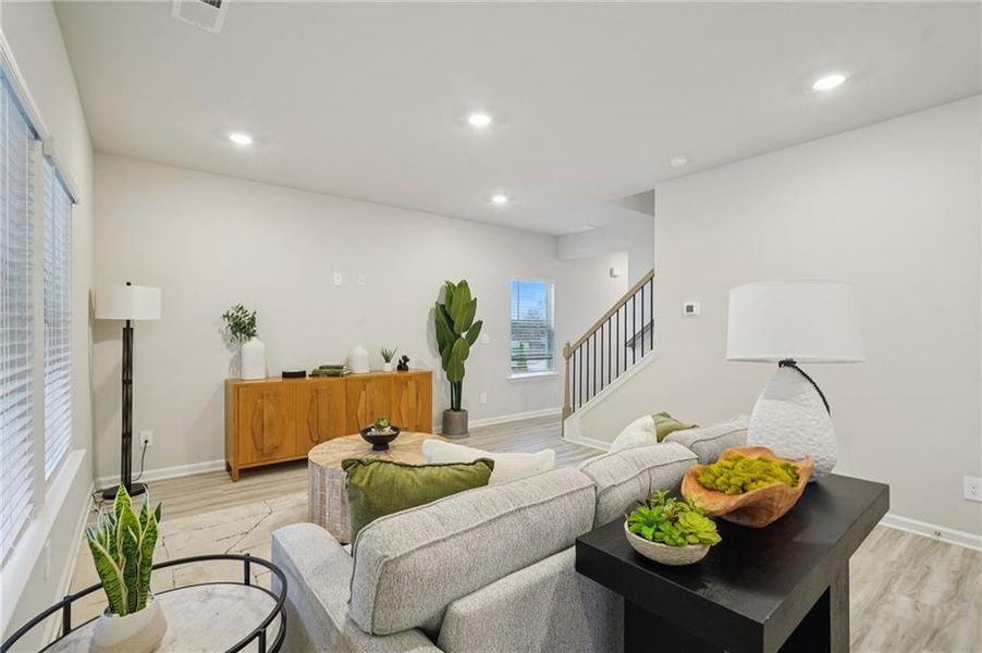 Furnished interior view inside a new home in Avalon - Reserve Series, Conyers (Image 10).