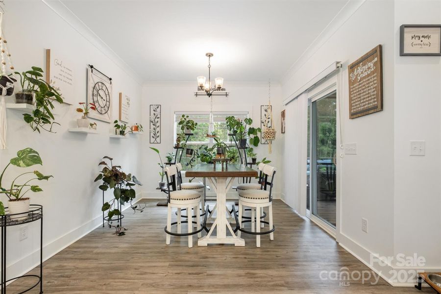 Furnished interior view inside a new home in , Clover (Image 33).