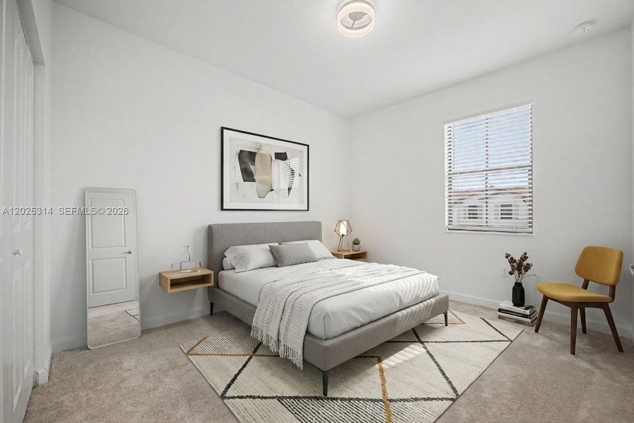 Bedroom 3 Staged