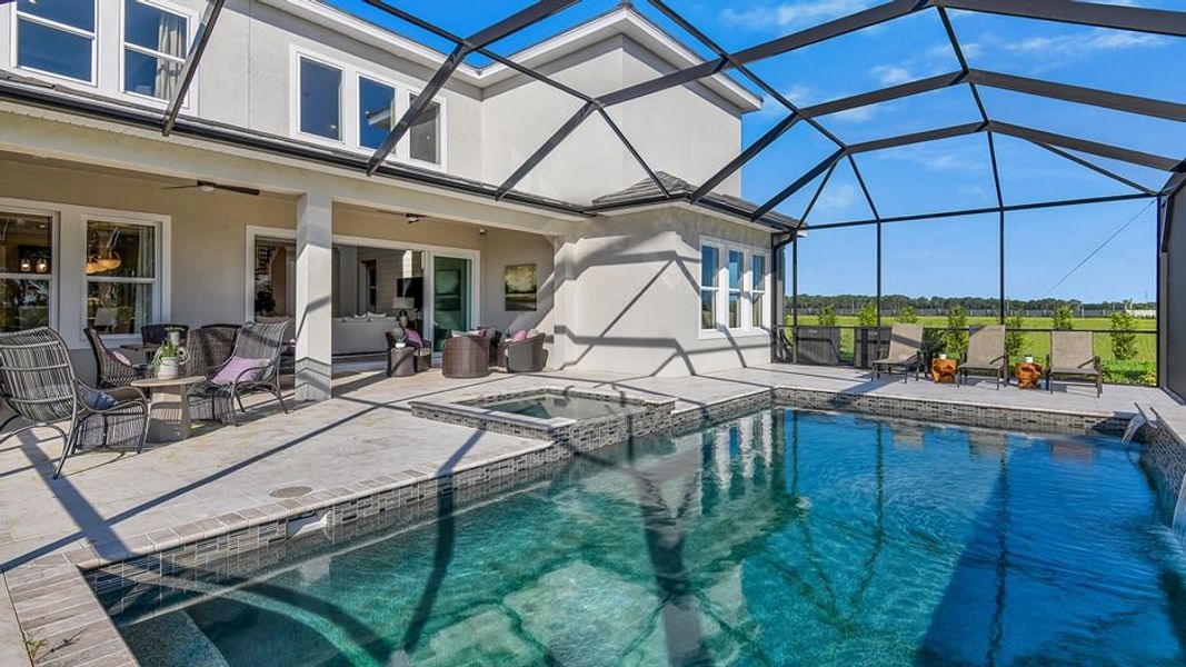 Image 9 representing the Acadia by Taylor Morrison in River's Edge, Wesley Chapel, FL.