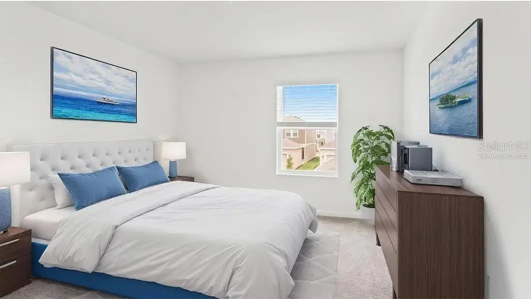 Furnished interior view inside a new home in Bronson's Ridge, Apopka (Image 2). Furnished interior view inside a new home in Bronson's Ridge, Apopka (Image 2).