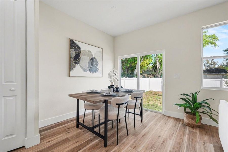 Furnished interior view inside a new home in , Tampa (Image 10).