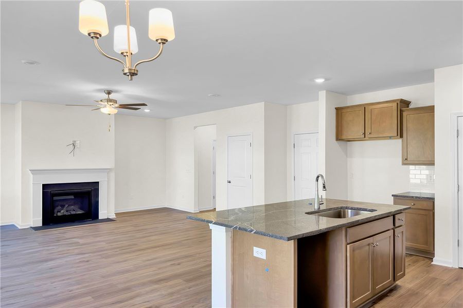 Furnished interior view inside a new home in Brownstone Park, Easley (Image 6). Furnished interior view inside a new home in Brownstone Park, Easley (Image 6).