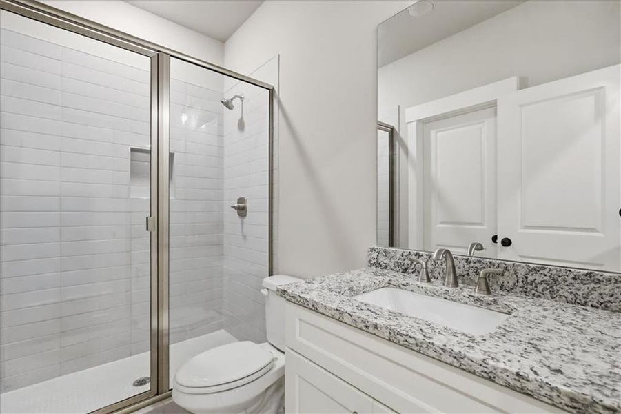Furnished interior view inside a new home in , Statham (Image 19).