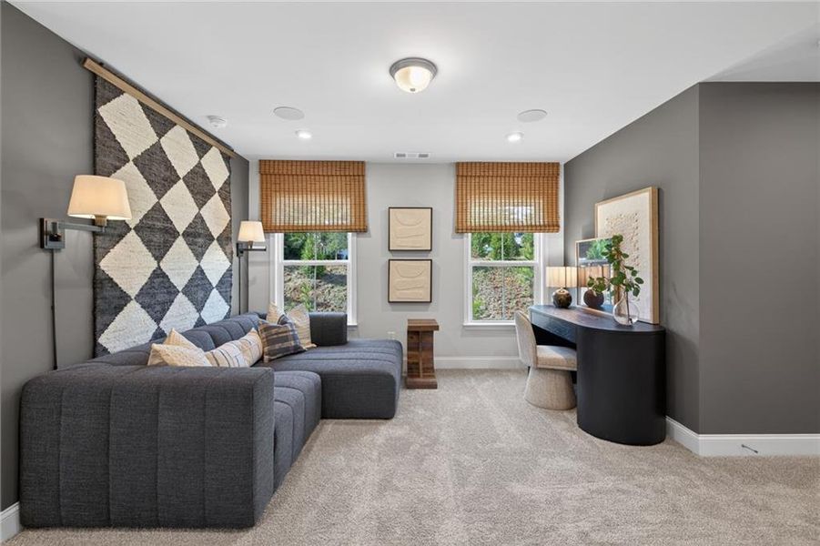 Furnished interior view inside a new home in Ansley Towns, Cumming (Image 13).