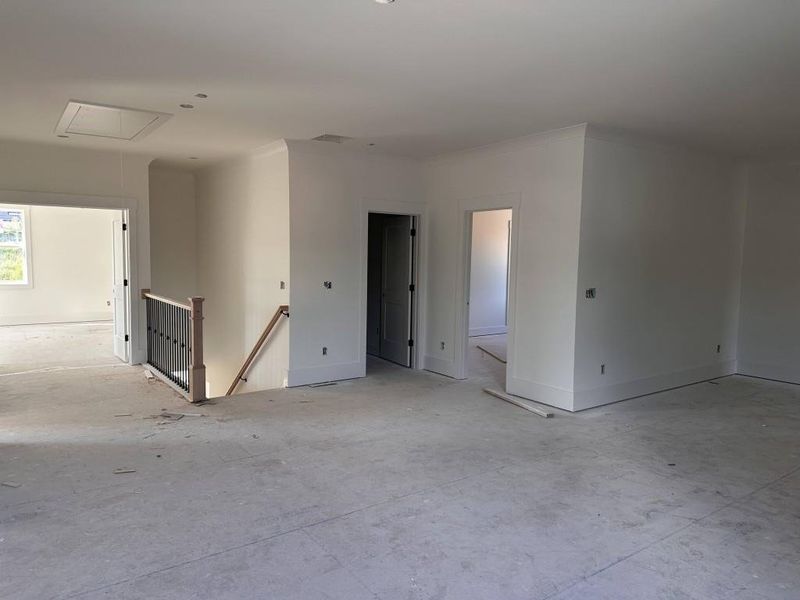 In-progress construction of a new home in Livingstone Park, Kennesaw, GA (Image 40).