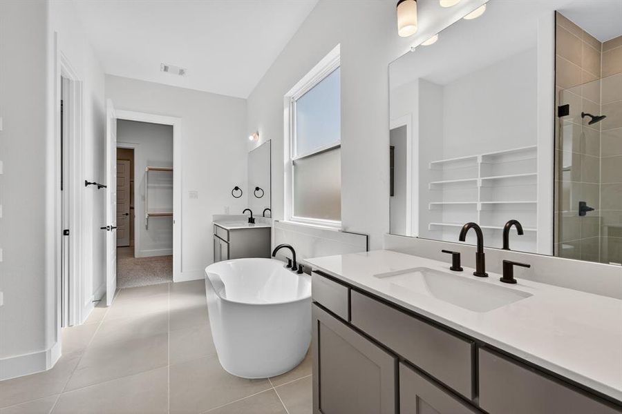 Furnished interior view inside a new home in Solterra, Mesquite (Image 7). Furnished interior view inside a new home in Solterra, Mesquite (Image 7).