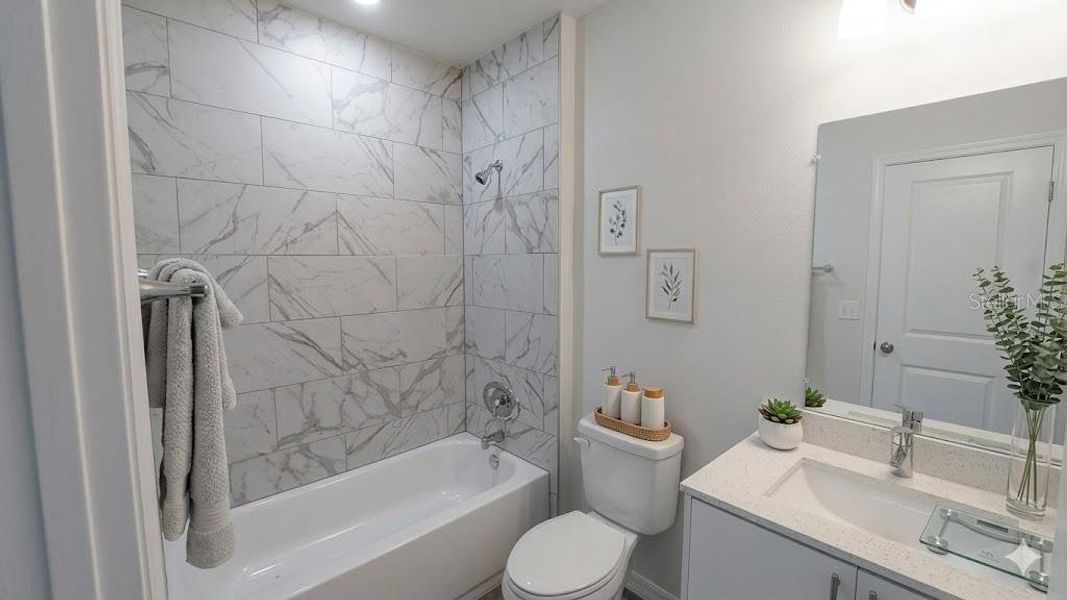 Furnished interior view inside a new home in , Kissimmee (Image 14). Furnished interior view inside a new home in , Kissimmee (Image 14).