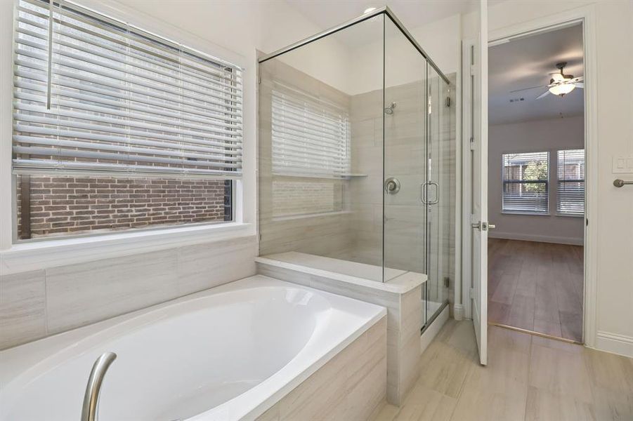 Furnished interior view inside a new home in Ashford Park - Texana Series, Corinth (Image 9).