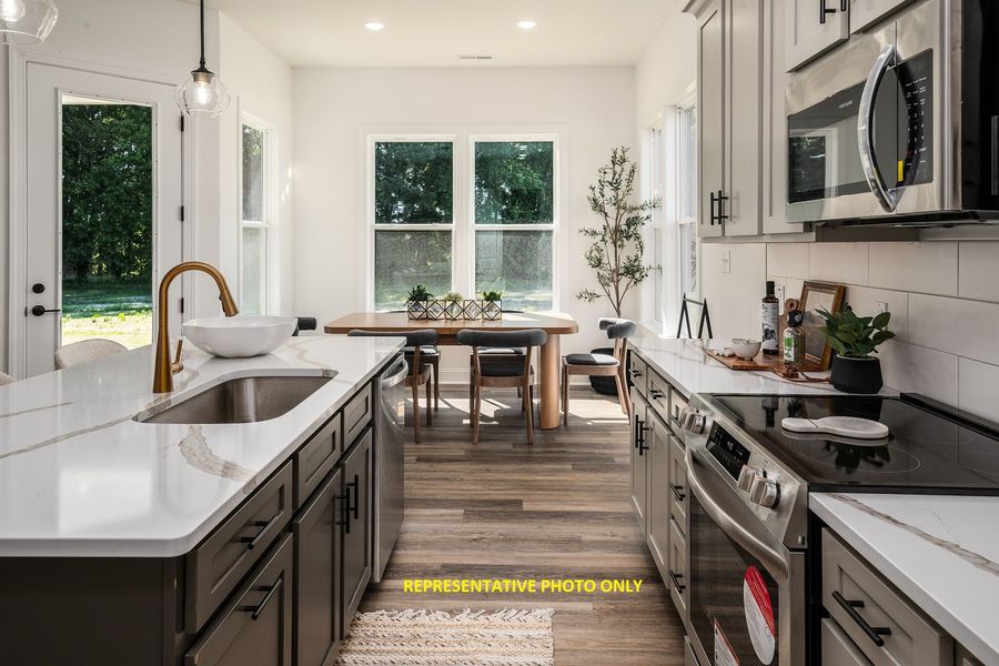 Furnished interior view inside a new home in Country Club Creek, Ayden (Image 5).