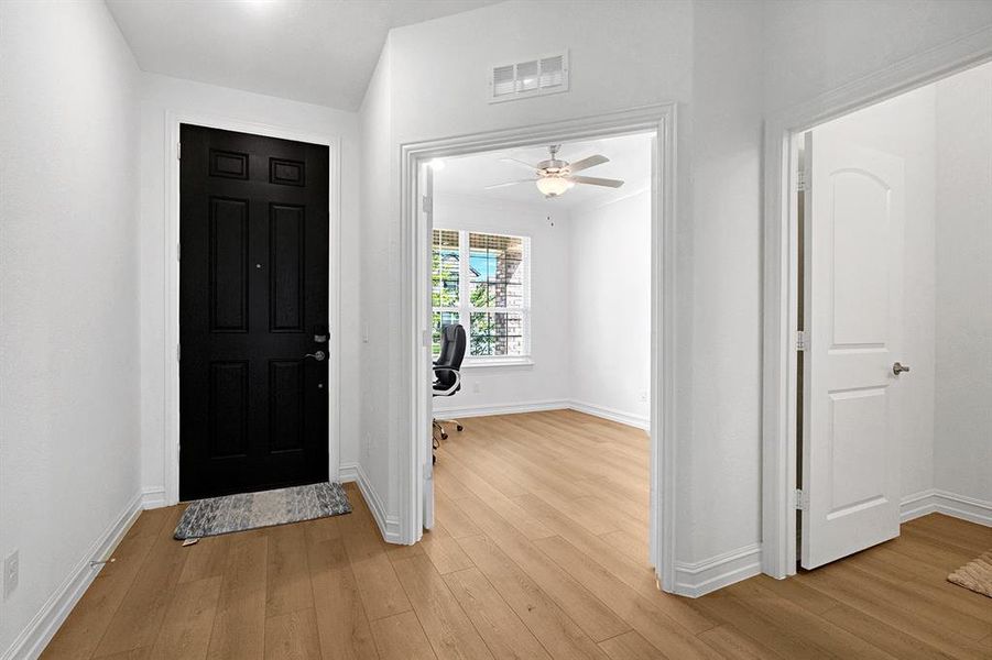 Spacious, unfurnished interior of a new home in , Little Elm (Image 24). Spacious, unfurnished interior of a new home in , Little Elm (Image 24).