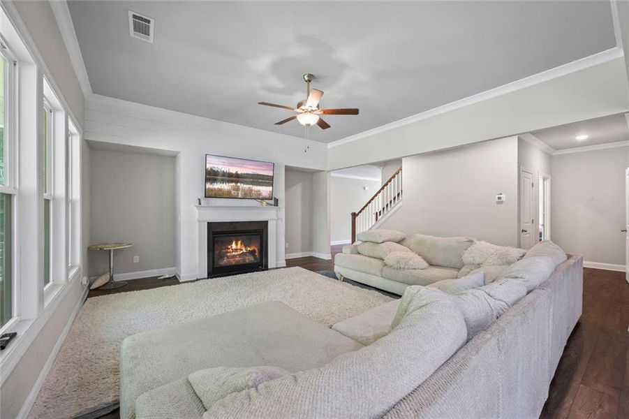 Furnished interior view inside a new home in , Hoschton (Image 28). Furnished interior view inside a new home in , Hoschton (Image 28).