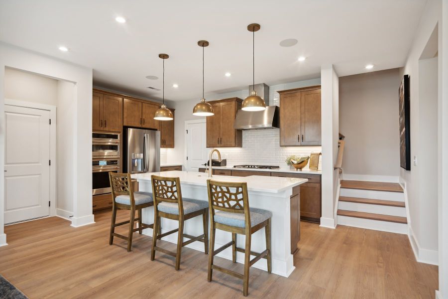 Representative furnished interior of a home built from the Torrence by Tri Pointe Homes in Seven Oaks, Belmont (Image 11).