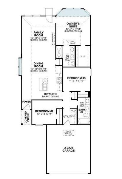 2D floor plan layout of this home in Mobberly Farms, Pilot Point, TX (Image 5). 2D floor plan layout of this home in Mobberly Farms, Pilot Point, TX (Image 5).