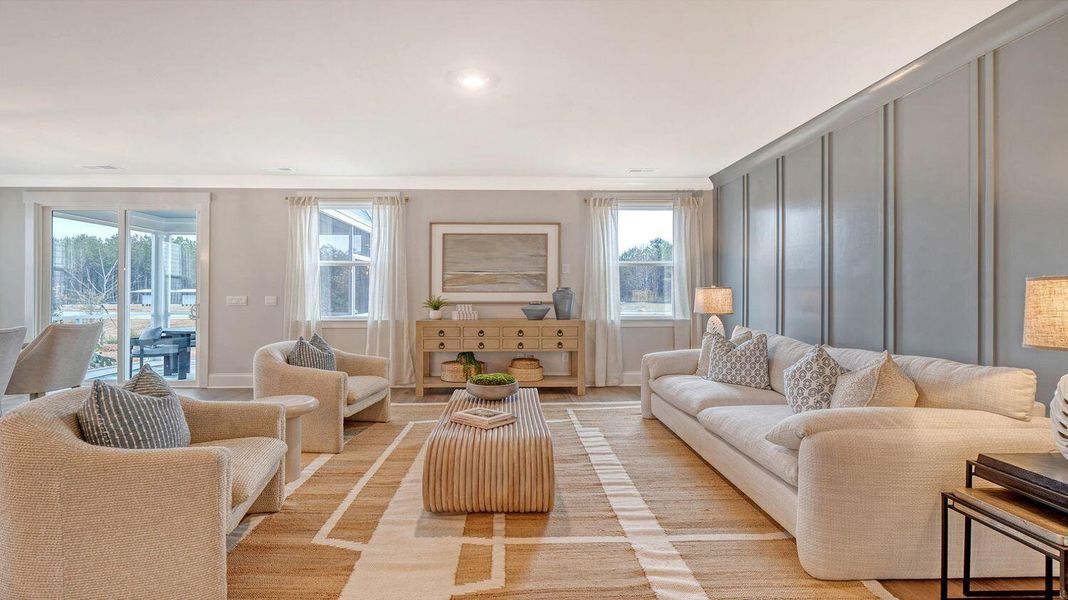 Furnished interior view inside a new home in Sheep Island, Summerville (Image 29).