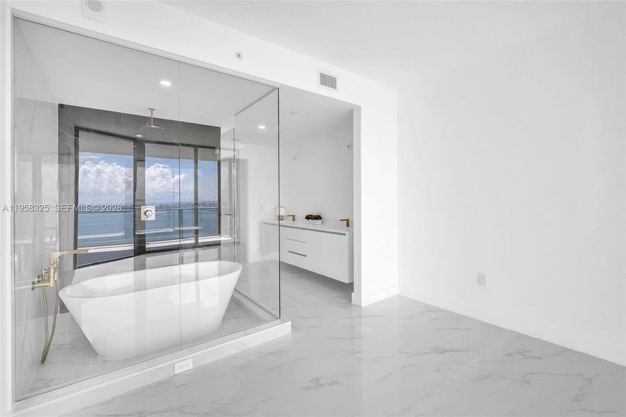 Furnished interior view inside a new home in Aria Reserve, Miami (Image 34).