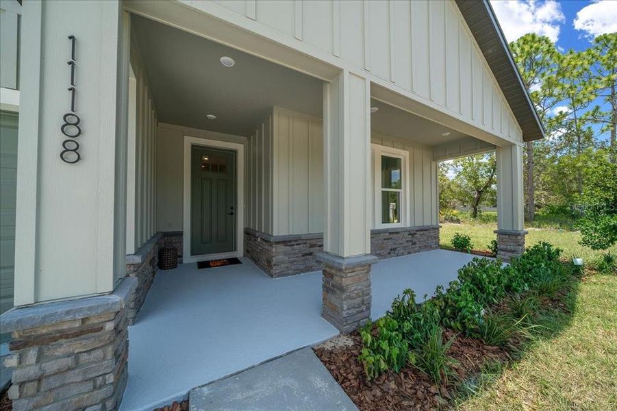 Exterior details and patio area of a home in , Weeki Wachee (Image 3). Exterior details and patio area of a home in , Weeki Wachee (Image 3).