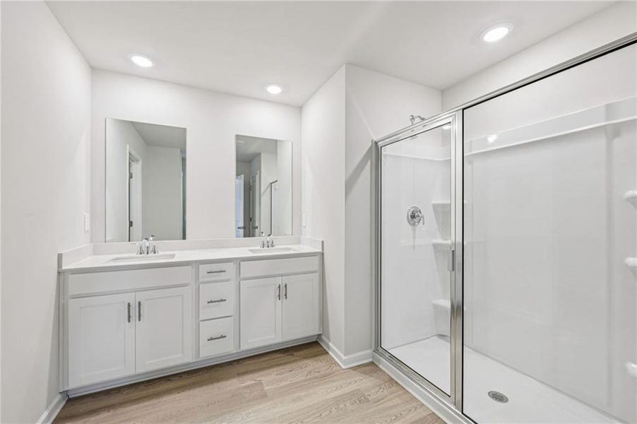 Furnished interior view inside a new home in Hawthorne Station, College Park (Image 12).