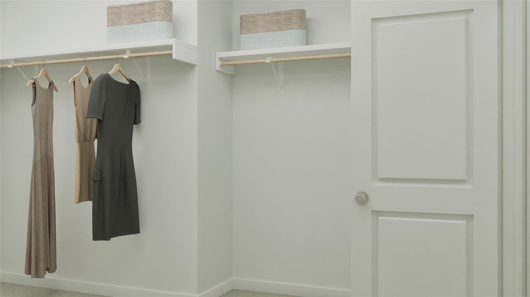 View of spacious closet View of spacious closet