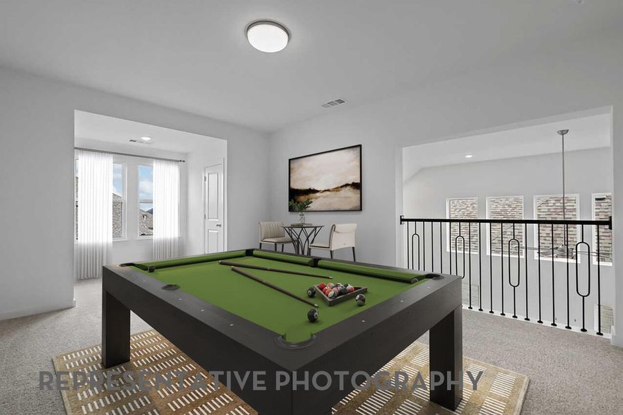 Furnished interior view inside a new home in Parkside On The River, Georgetown (Image 3).