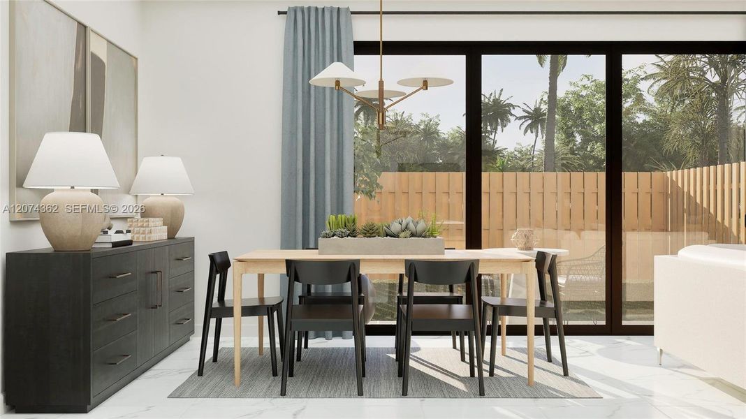 Furnished interior view inside a new home in Solterra, Sunrise (Image 3).
