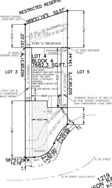 1219 Mattinson Rae Court preliminary hearing plot plan