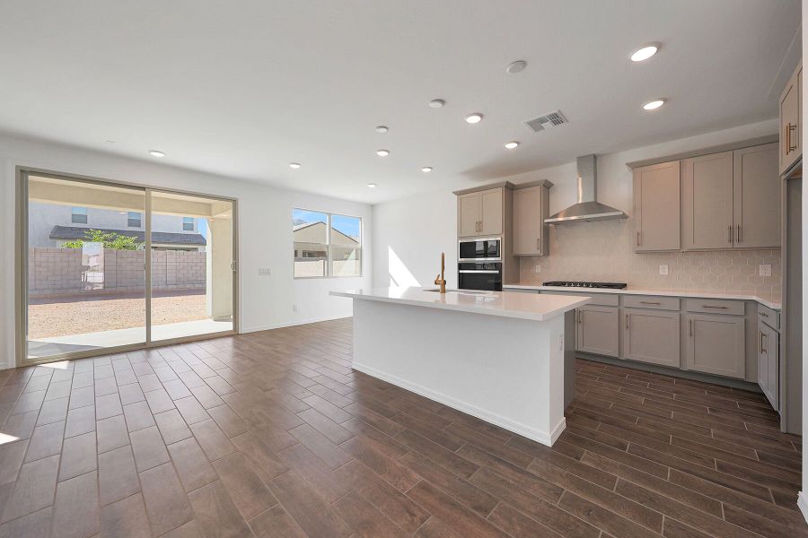 Furnished interior view inside a new home in Pinnacle at San Tan Heights, San Tan Valley (Image 3).