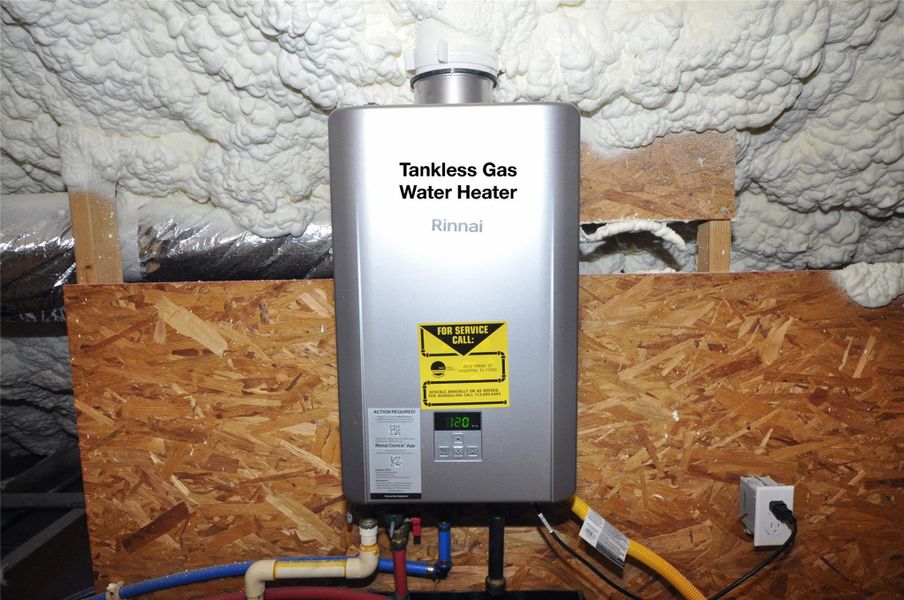 Tankless Gas water heater.