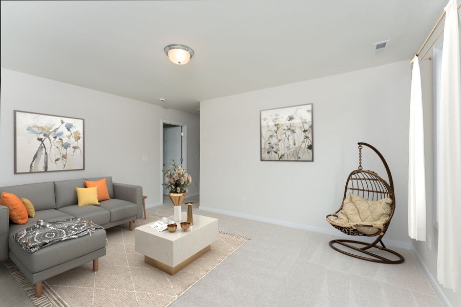 Furnished interior view inside a new home in Patriot’s Watch, Hampstead (Image 13).