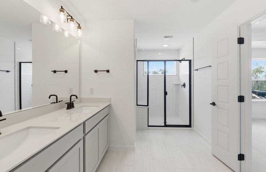 Furnished interior view inside a new home in Monarch on Main, Round Rock (Image 5).