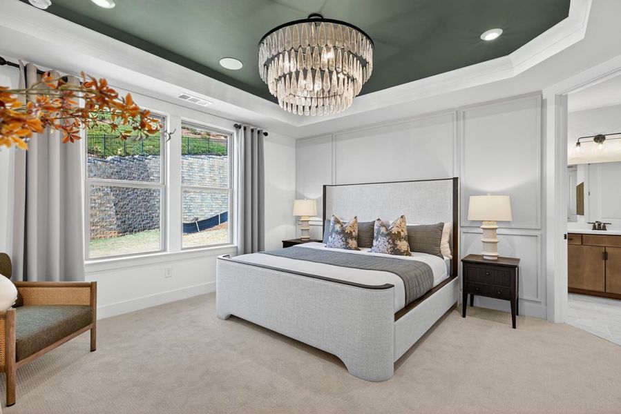 Representative furnished interior of a home built from the Mainstay by Pulte Homes in Everhour, Newnan (Image 4).