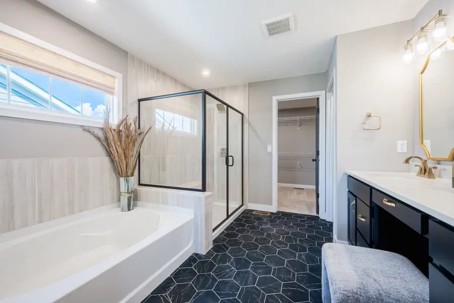 Representative furnished interior of a home built from the Grandin by Fischer Homes in The Dunes at Sandbar, Santa Rosa Beach (Image 40).