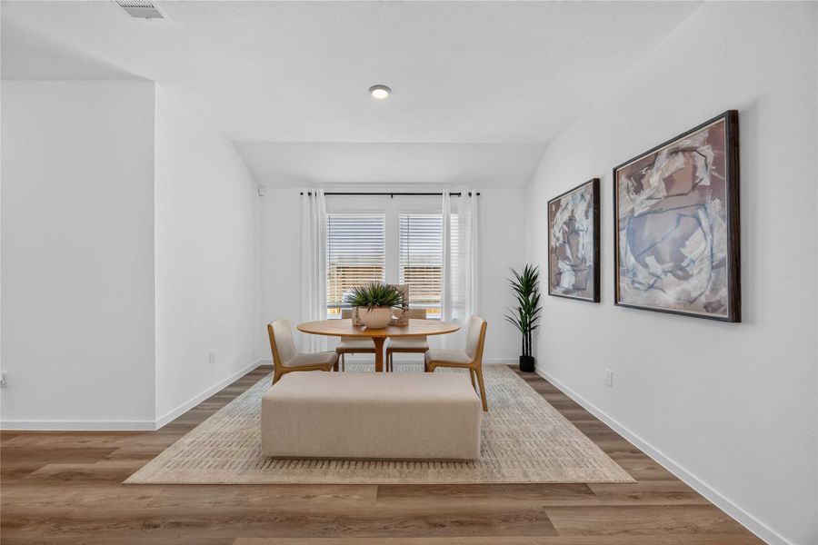 Furnished interior view inside a new home in Allison Park, Houston (Image 9). Furnished interior view inside a new home in Allison Park, Houston (Image 9).