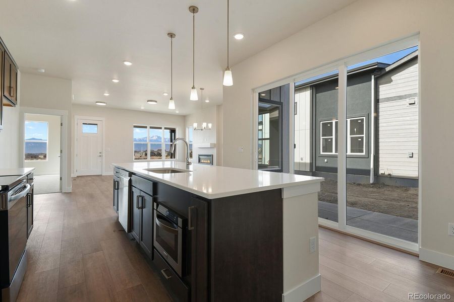 Furnished interior view inside a new home in , Colorado Springs (Image 9).