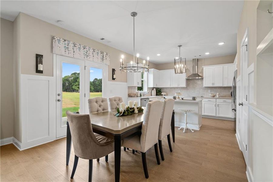 Furnished interior view inside a new home in Hickory Heights, Acworth (Image 15).