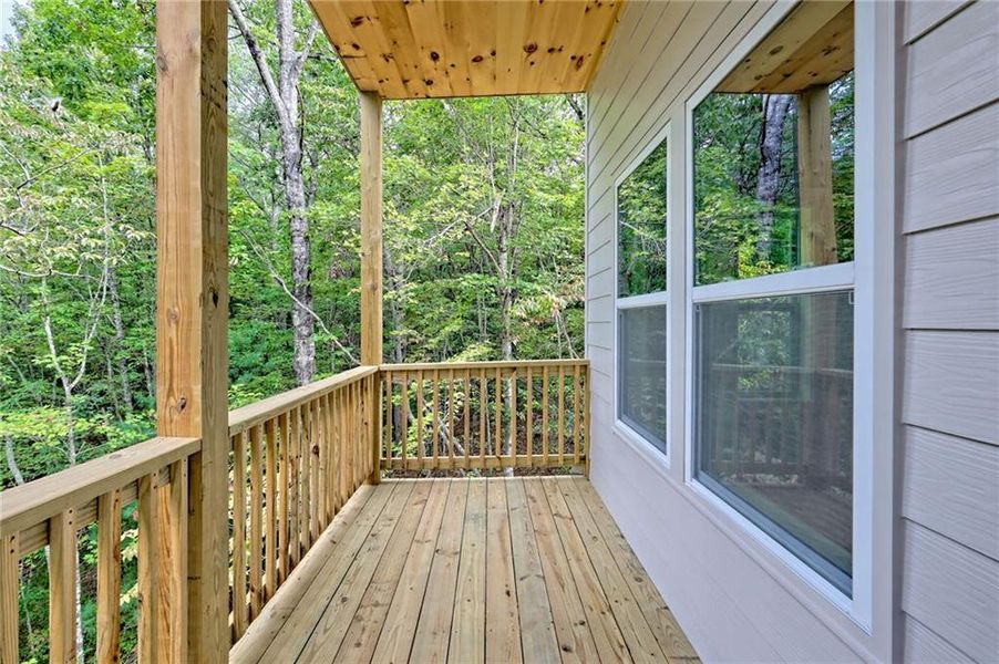 Exterior details and patio area of a home in , Clayton (Image 49).