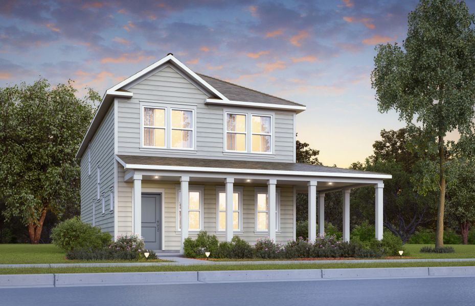 Representative exterior photo of a completed home built from the Moultrie by Pulte Homes in Long Savanna, Charleston, SC (Image 20). Representative exterior photo of a completed home built from the Moultrie by Pulte Homes in Long Savanna, Charleston, SC (Image 20).