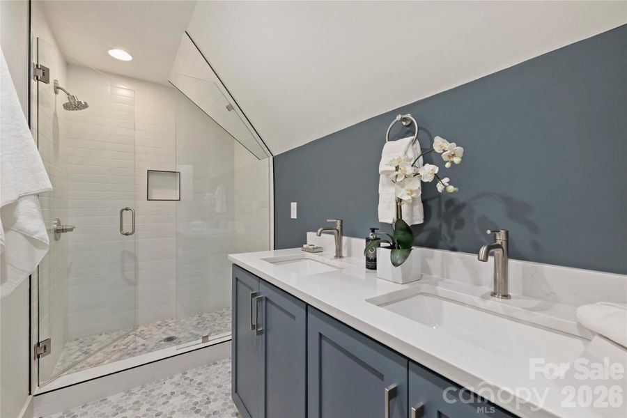 Furnished interior view inside a new home in , Charlotte (Image 9).
