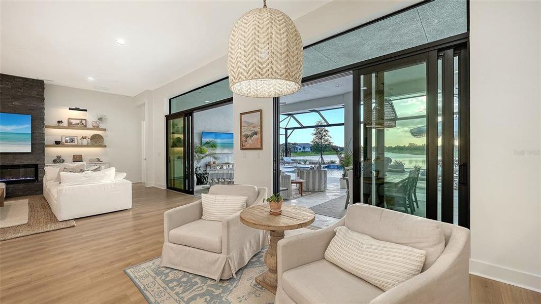 Furnished interior view inside a new home in , Sarasota (Image 13).