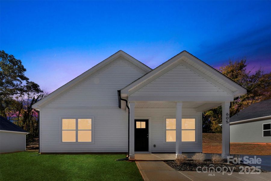 Front exterior of a new home in , Spencer, NC, highlighting curb appeal (Image 17). Front exterior of a new home in , Spencer, NC, highlighting curb appeal (Image 17).