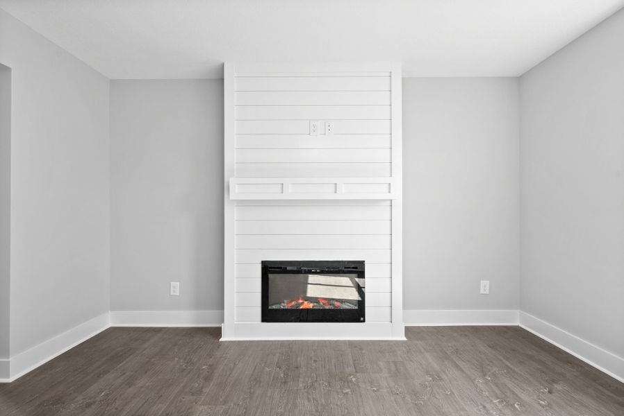 Representative unfurnished interior of a home built from the Noah by Rockwood Homes in Garrettsburg Meadows, Clarksville (Image 26).