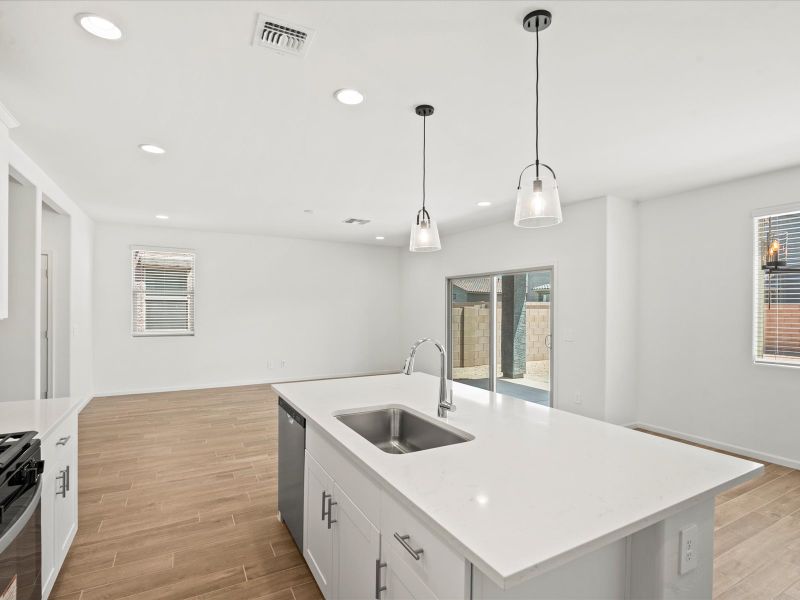 Furnished interior view inside a new home in Mandarina - Signature Series, Marana (Image 4).