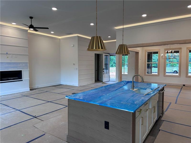 In-progress construction of a new home in Glory Meadows, Gainesville, GA (Image 5).