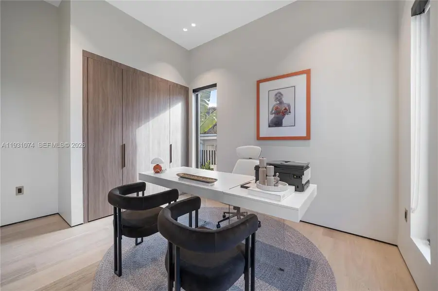 Furnished interior view inside a new home in , Miami Beach (Image 5).