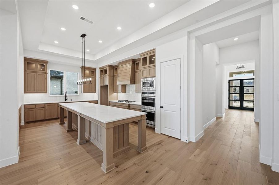 Furnished interior view inside a new home in Sandbrock Ranch: 70ft. lots, Aubrey (Image 11).