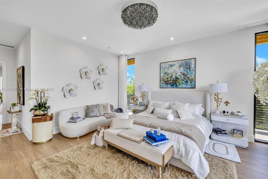 Furnished interior view inside a new home in , Miami (Image 46).