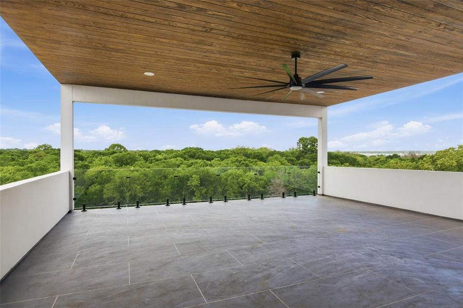 Exterior details and patio area of a home in , Southlake (Image 13).