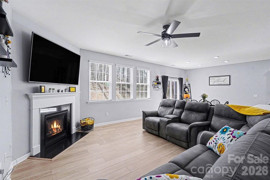 Furnished interior view inside a new home in Falls Cove at Lake Norman, Troutman (Image 11).