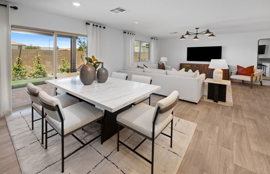 Representative furnished interior of a home built from the Kaufman by Pulte Homes in Strata, Dacono (Image 12).